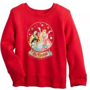 Baby Girl Infant Toddler Disney Princess Holiday Sweatshirt Jumping Beans 18 Red